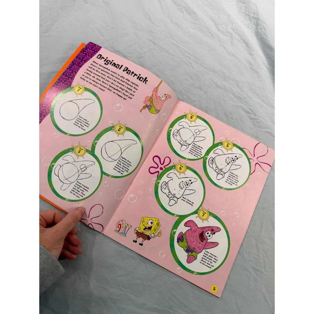 Nickelodeon How to Draw SpongeBob SquarePants 5 Splashy Styles Book